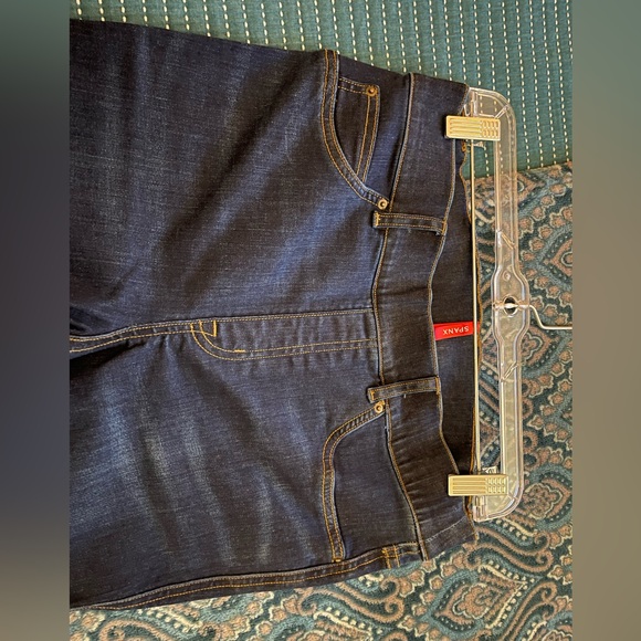 SPANX Dark Blue Flare Women's Jeans - Picture 5 of 6